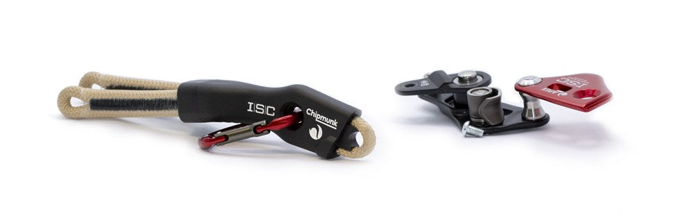 ISC Squirrel FLEX Tether with Accessory Karabiner Red