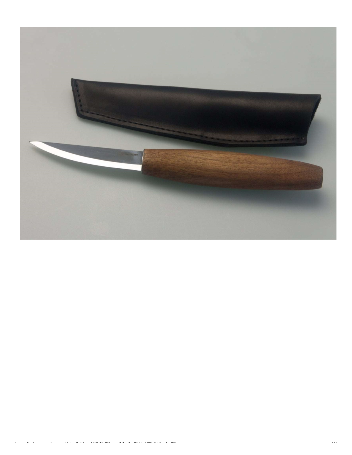 BeaverCraft C4X - Whittling Sloyd Knife with Walnut Handle