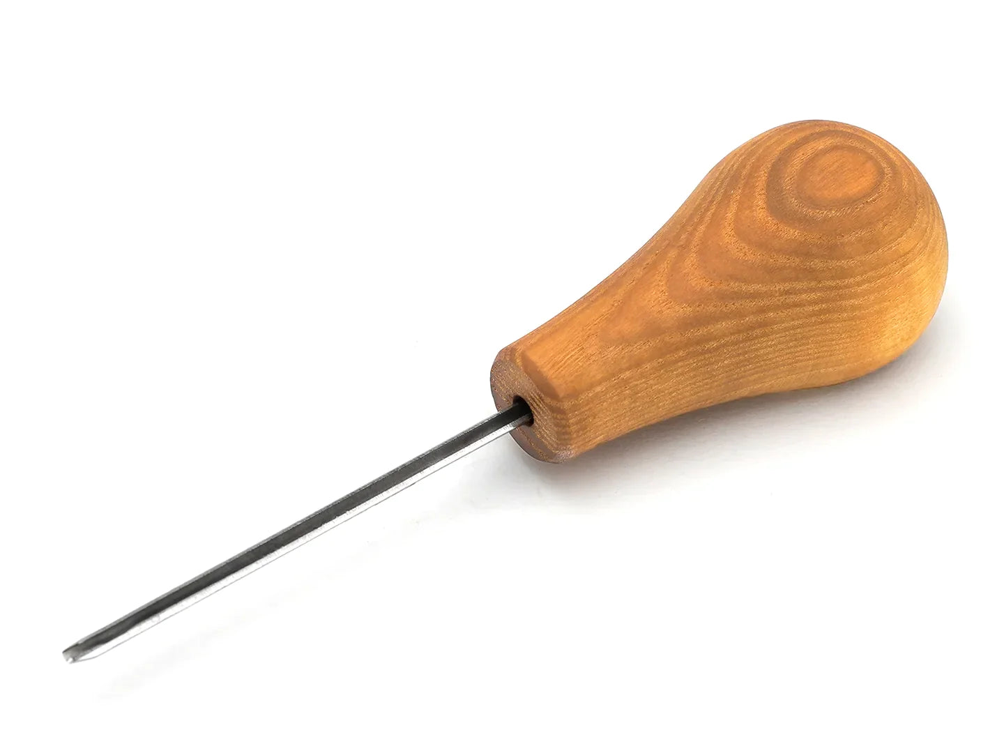 BeaverCraft P12/02 - Palm-size straight V-profile chisel. Sweep №12