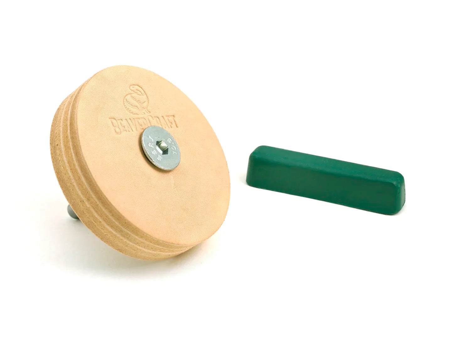 BeaverCraft PW1 Leather Honing Polishing Wheel For Polishing Compound
