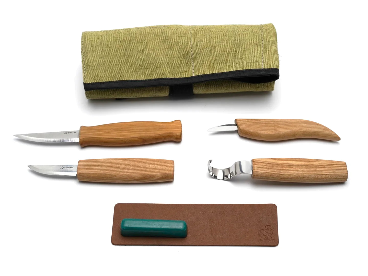 BeaverCraft S48 Woodworking Carving Tool Set for Spoon Carving