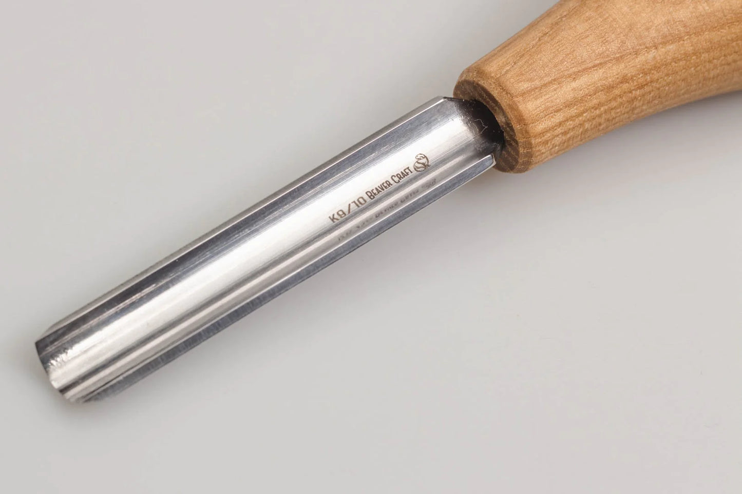 BeaverCraft P9/10 Palm size straight rounded Wood Carving Tool chisel Sweep №9