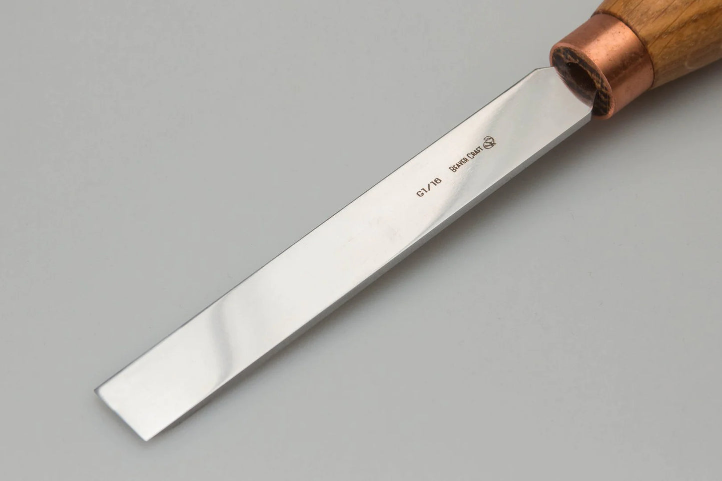 BeaverCraft G1/16 - Straight flat chisel G1 (16mm)