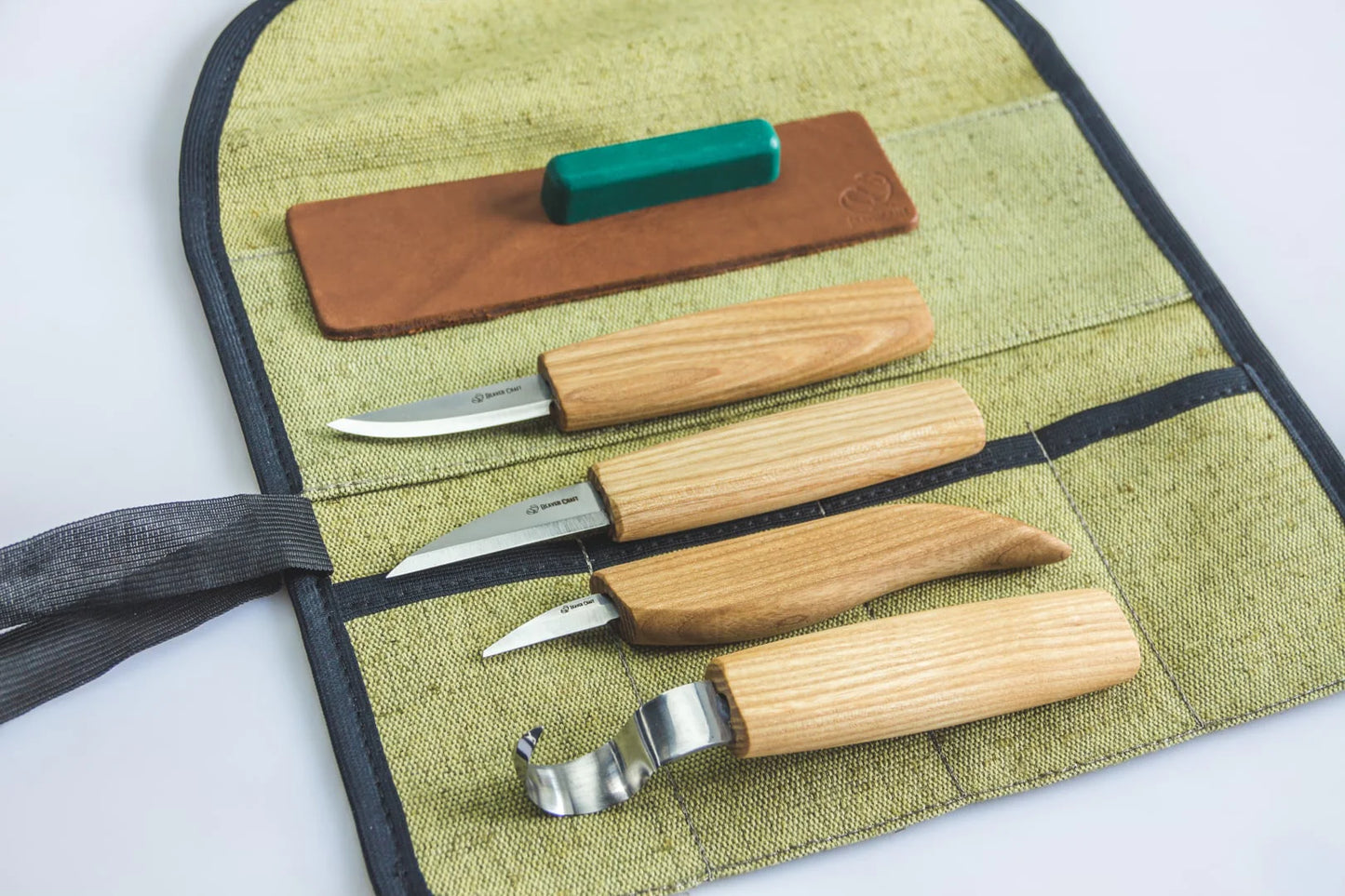 BeaverCraft S48 Woodworking Carving Tool Set for Spoon Carving