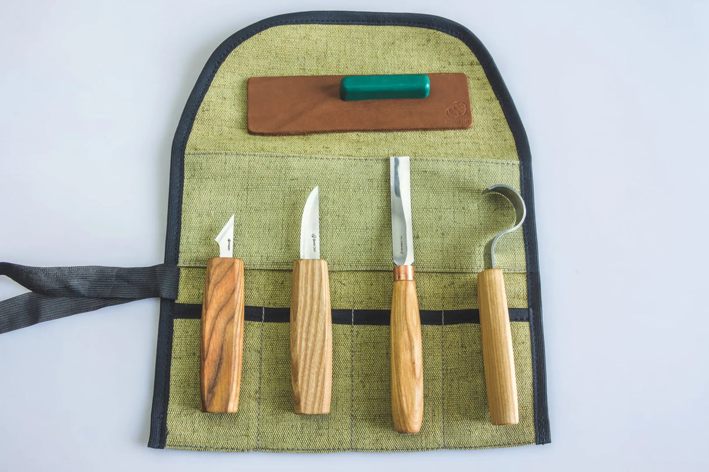 BeaverCraft S49 - Wood Carving Tool Set for Spoon Carving with compact chisel