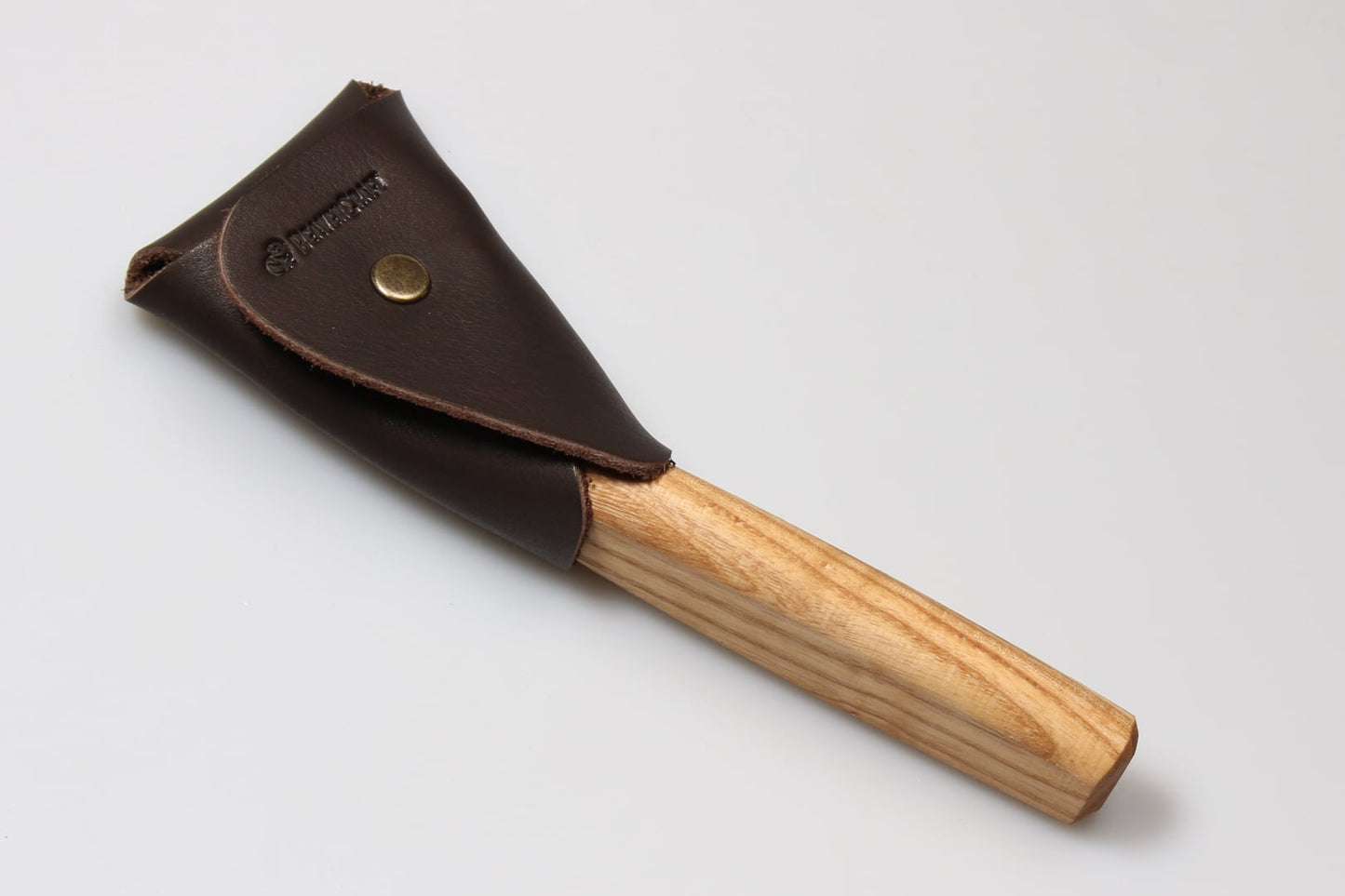 BeaverCraft SK1S Oak - Spoon Carving Knife 25 mm with Oak Handle with leather sheath