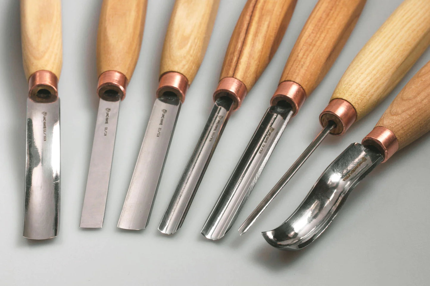 BeaverCraft SC03 Wood Carving Set of 7 Chisels