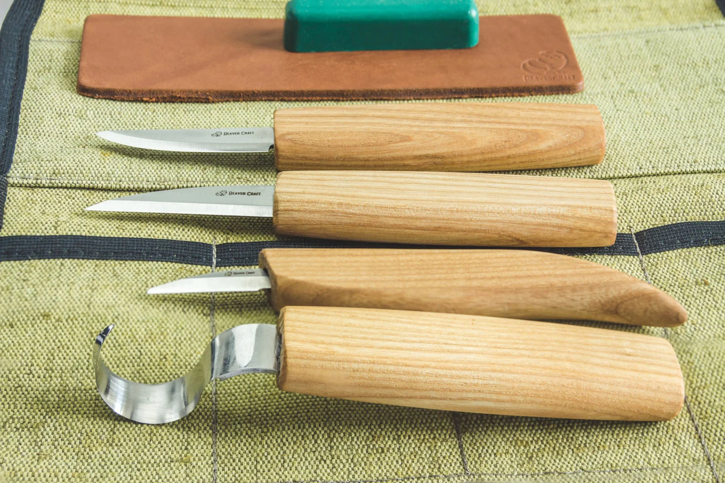 BeaverCraft S48 Woodworking Carving Tool Set for Spoon Carving
