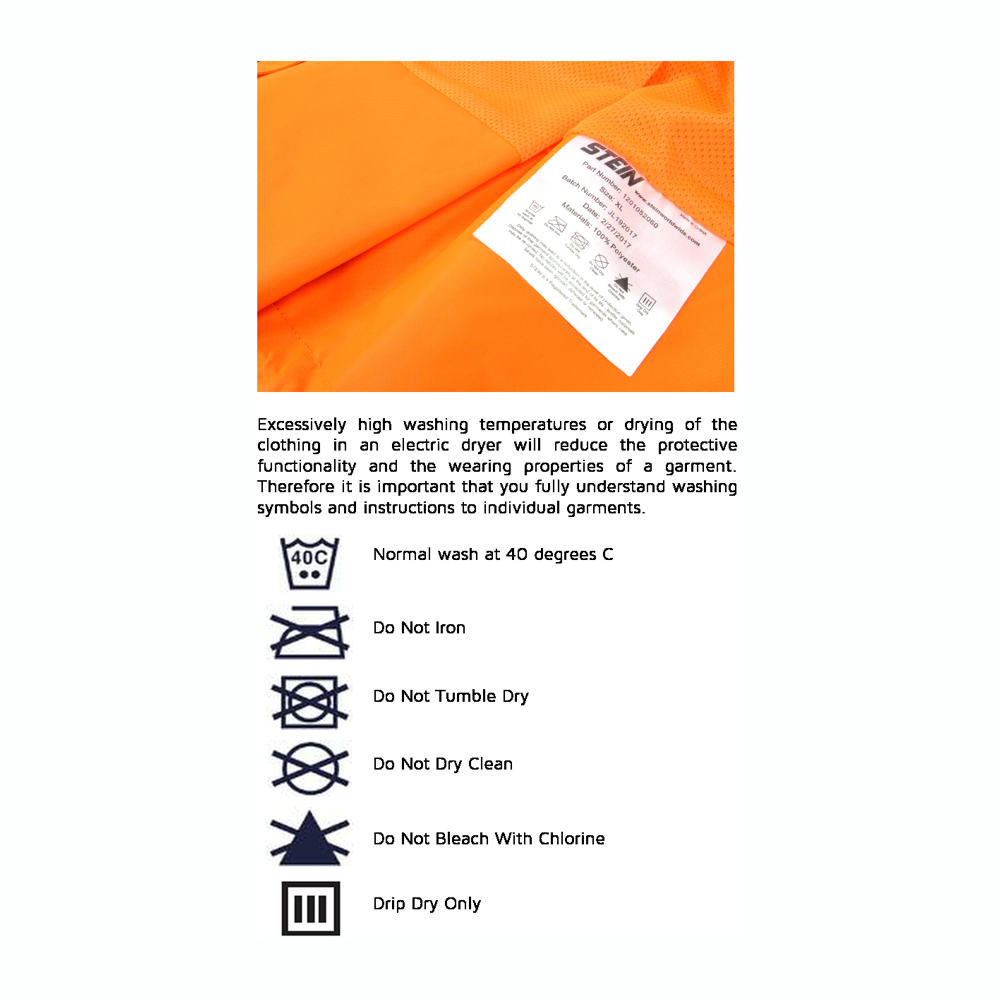 STEIN X25 VENTOUT Hi-Viz Long Sleeve Shirt Yellow Small