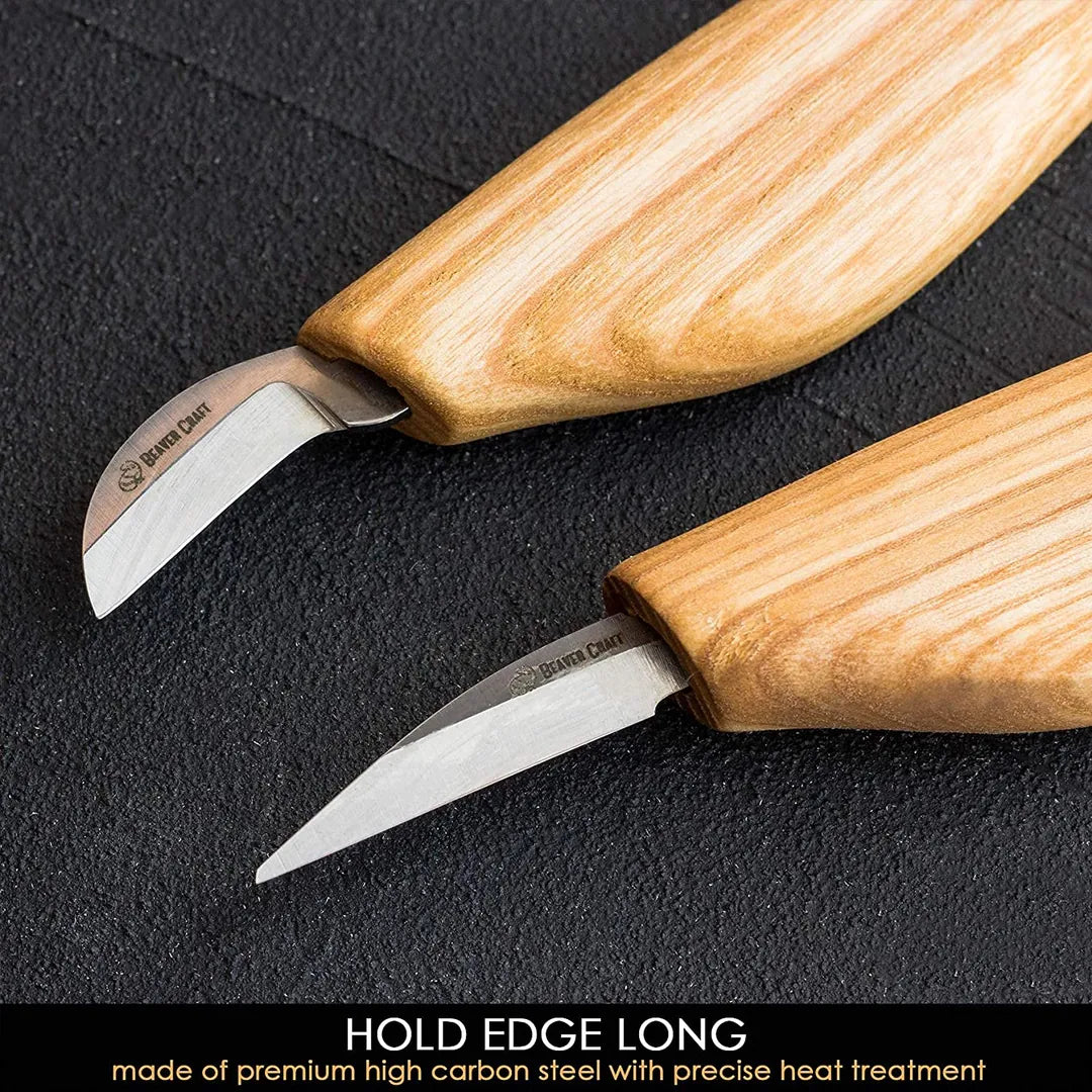 BeaverCraft S16 - Whittling Wood Knives Kit