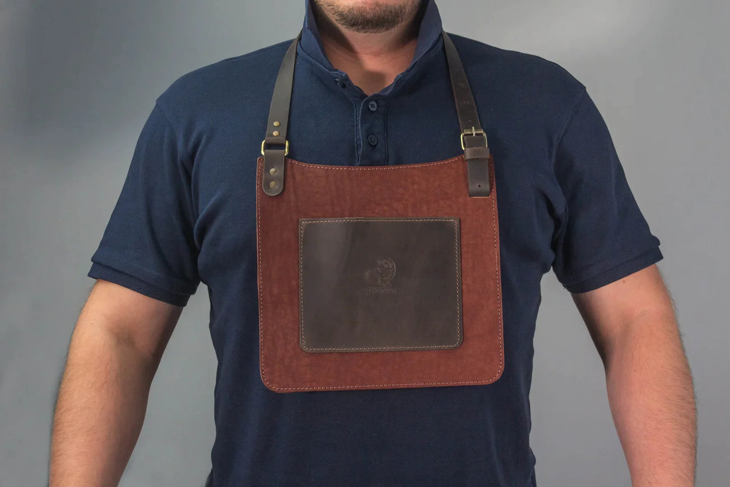 BeaverCraft AP5 – Adjustable Leather Carving Bib for Chest Protection