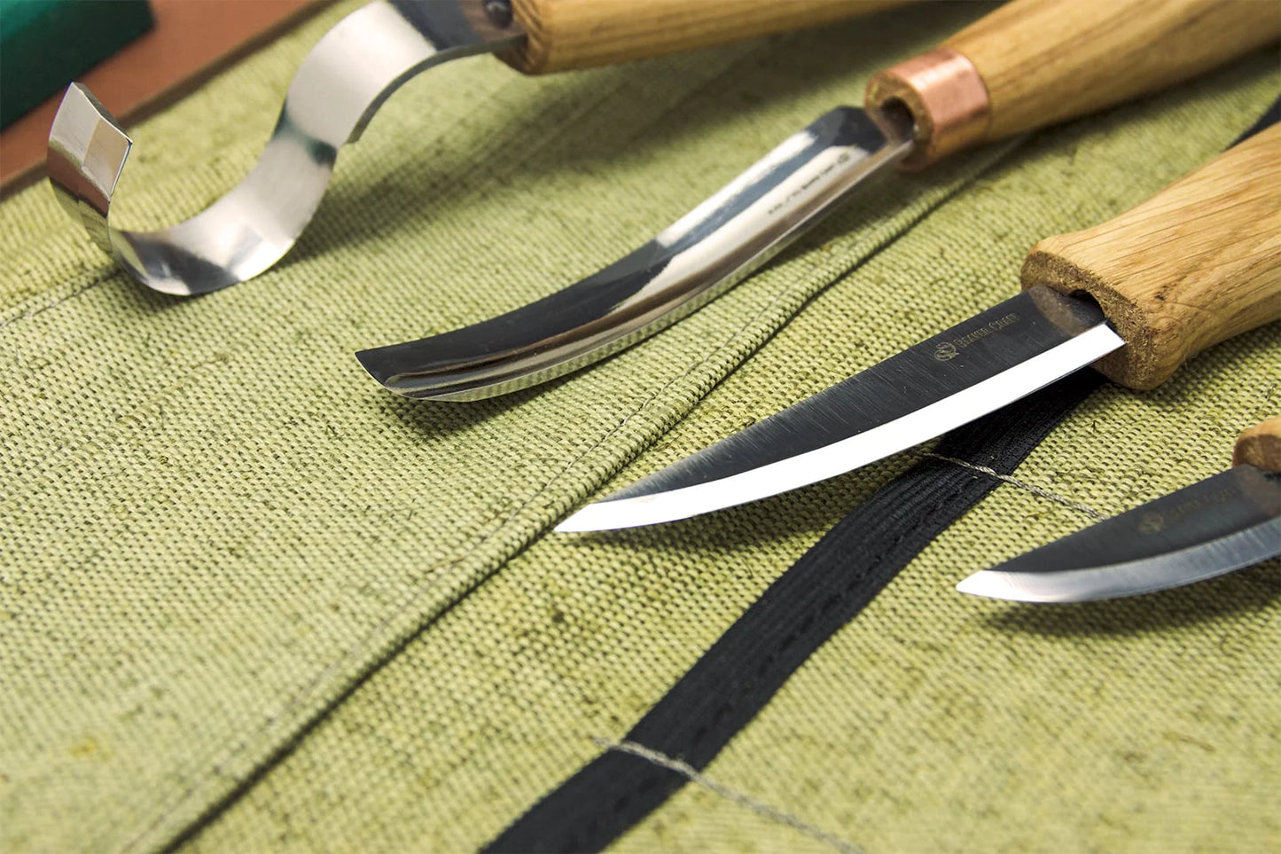 BeaverCraft S43 Spoon and Kuksa Wood Carving Professional Set with Knives and Strop