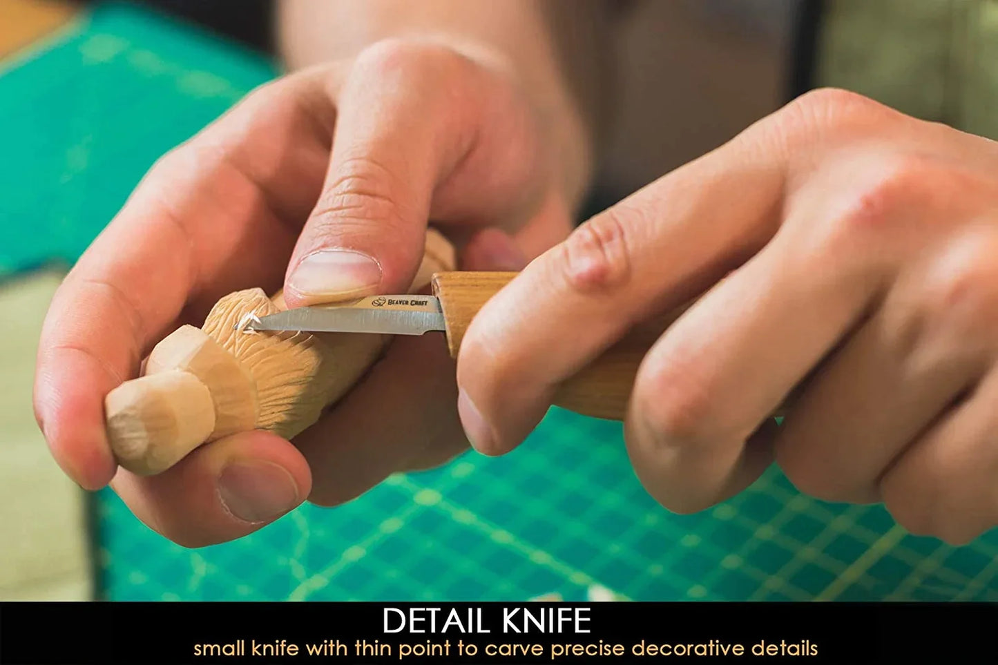 BeaverCraft S17 Extended Spoon and Whittle Knife Set Wood Carving Hobby Kit