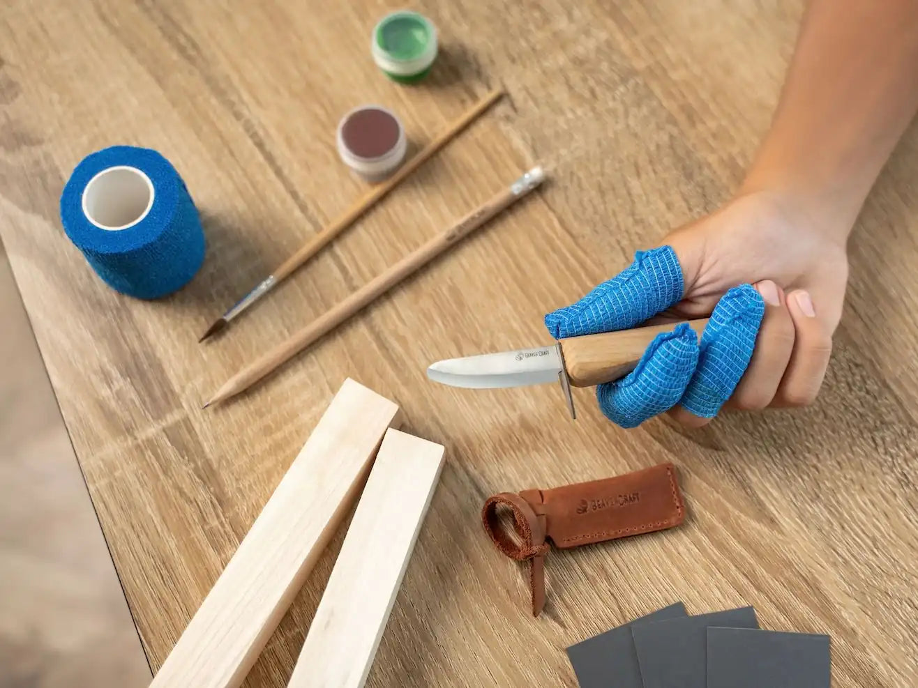 BeaverCraft DIY08 Spruce Tree Carving Kit