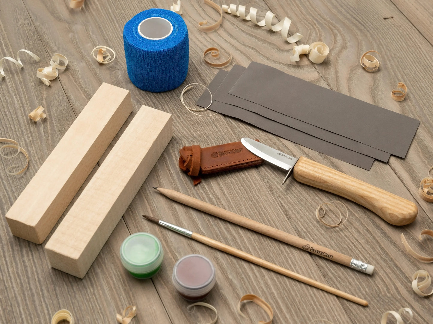 BeaverCraft DIY08 Spruce Tree Carving Kit