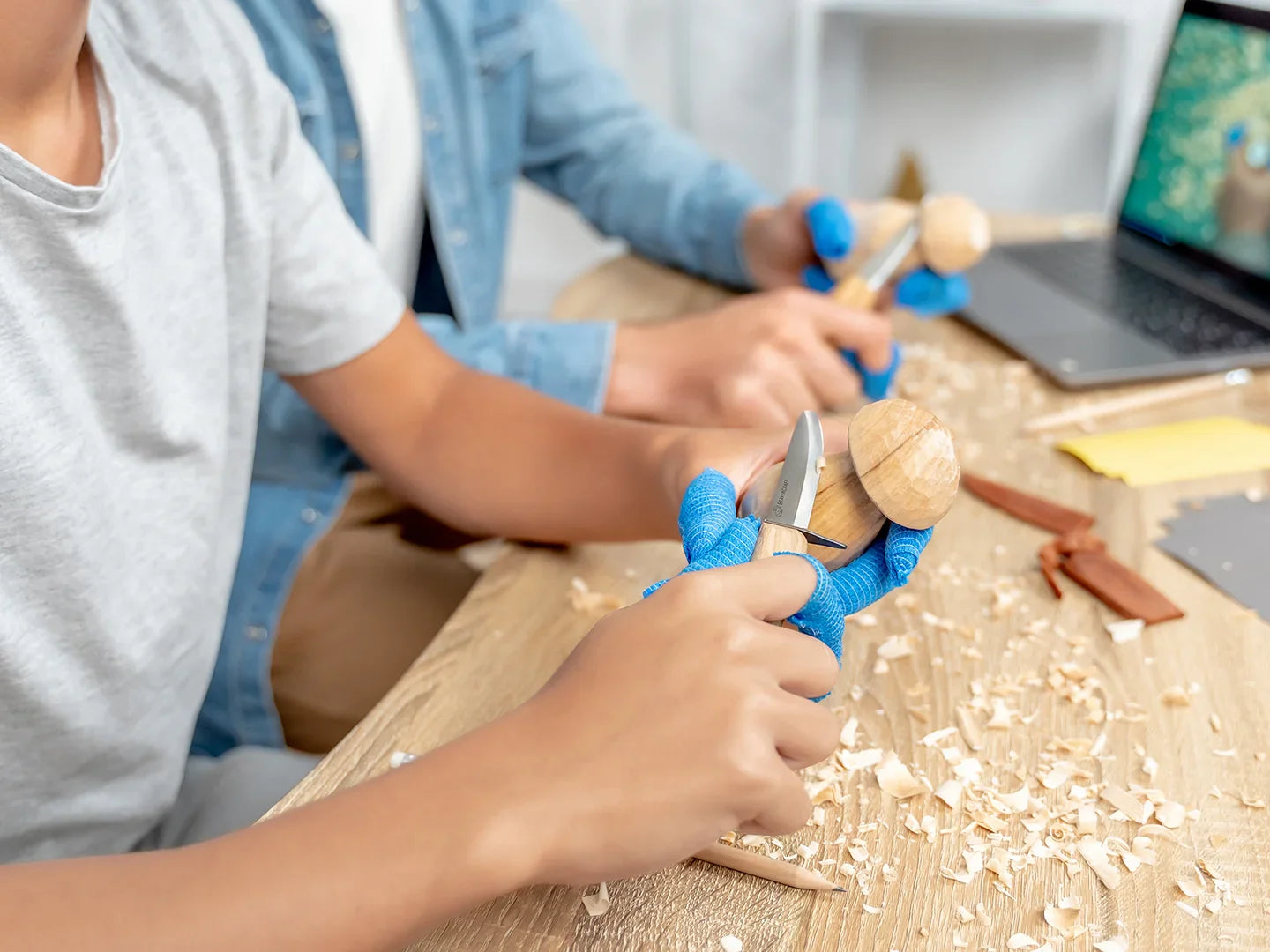 BeaverCraft DIY09 Family Fun Wood Carving Kit