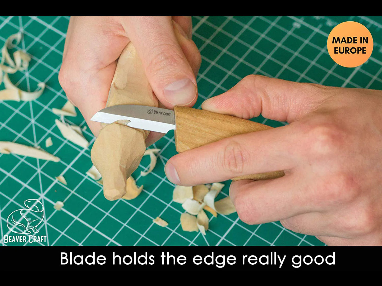 BeaverCraft C2 Wood Working Carving Bench Knife