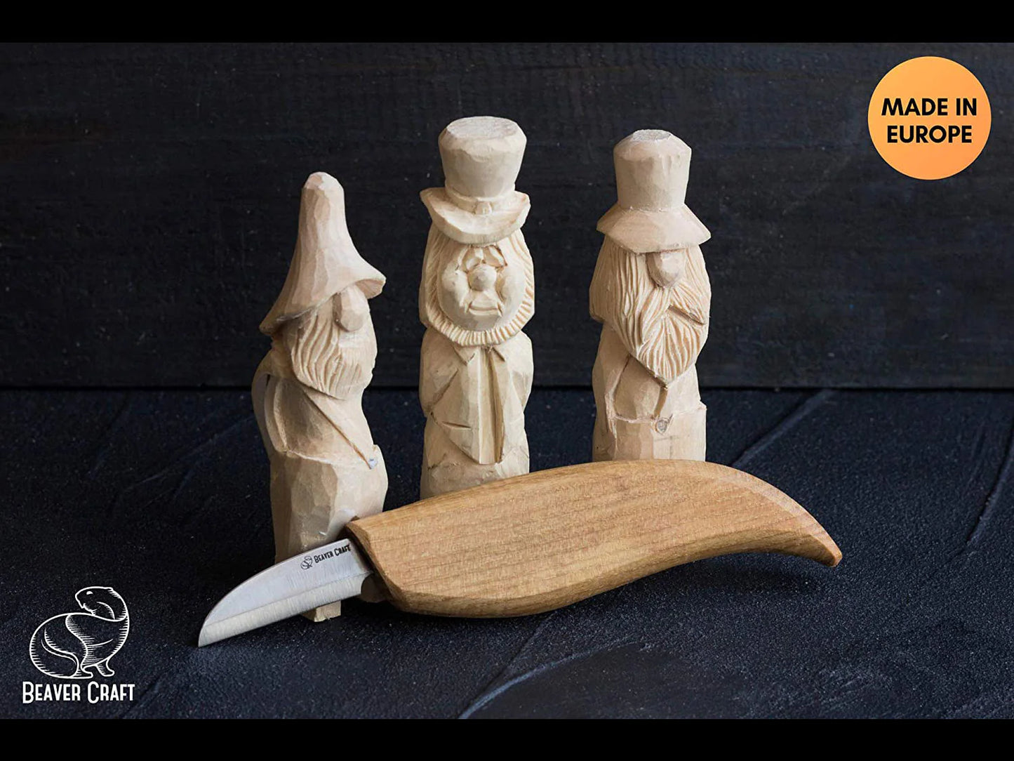 BeaverCraft C2 Wood Working Carving Bench Knife