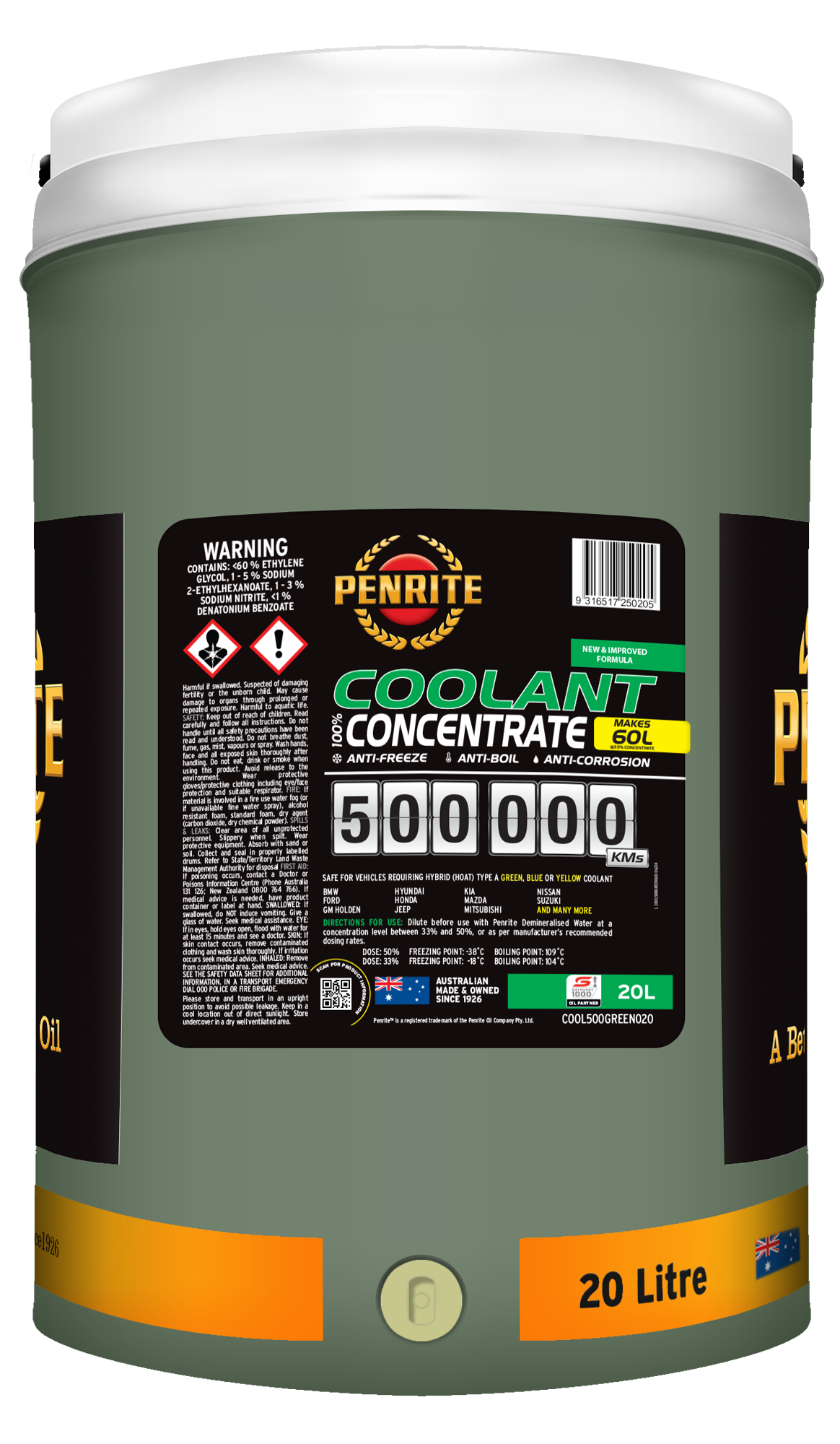 PENRITE 500,000Km Green Cool Con