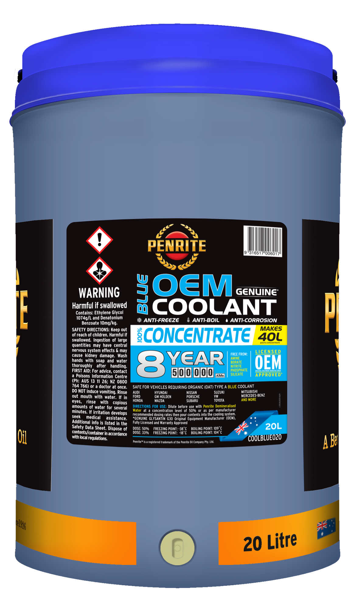 PENRITE Blue Oem Coolant Concentrate