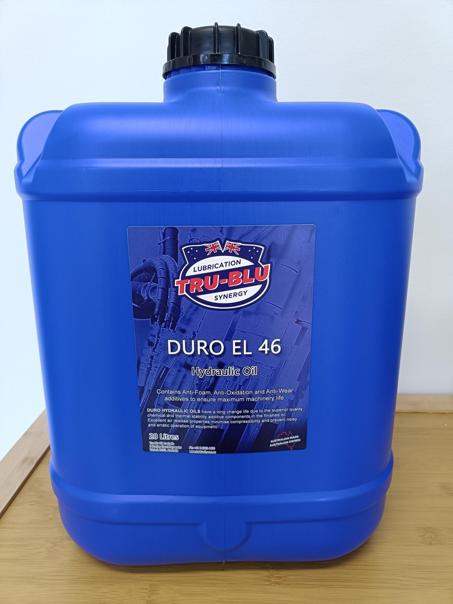 TRU-BLU DURO EL 46 HYDRAULIC OIL 20L DRUM