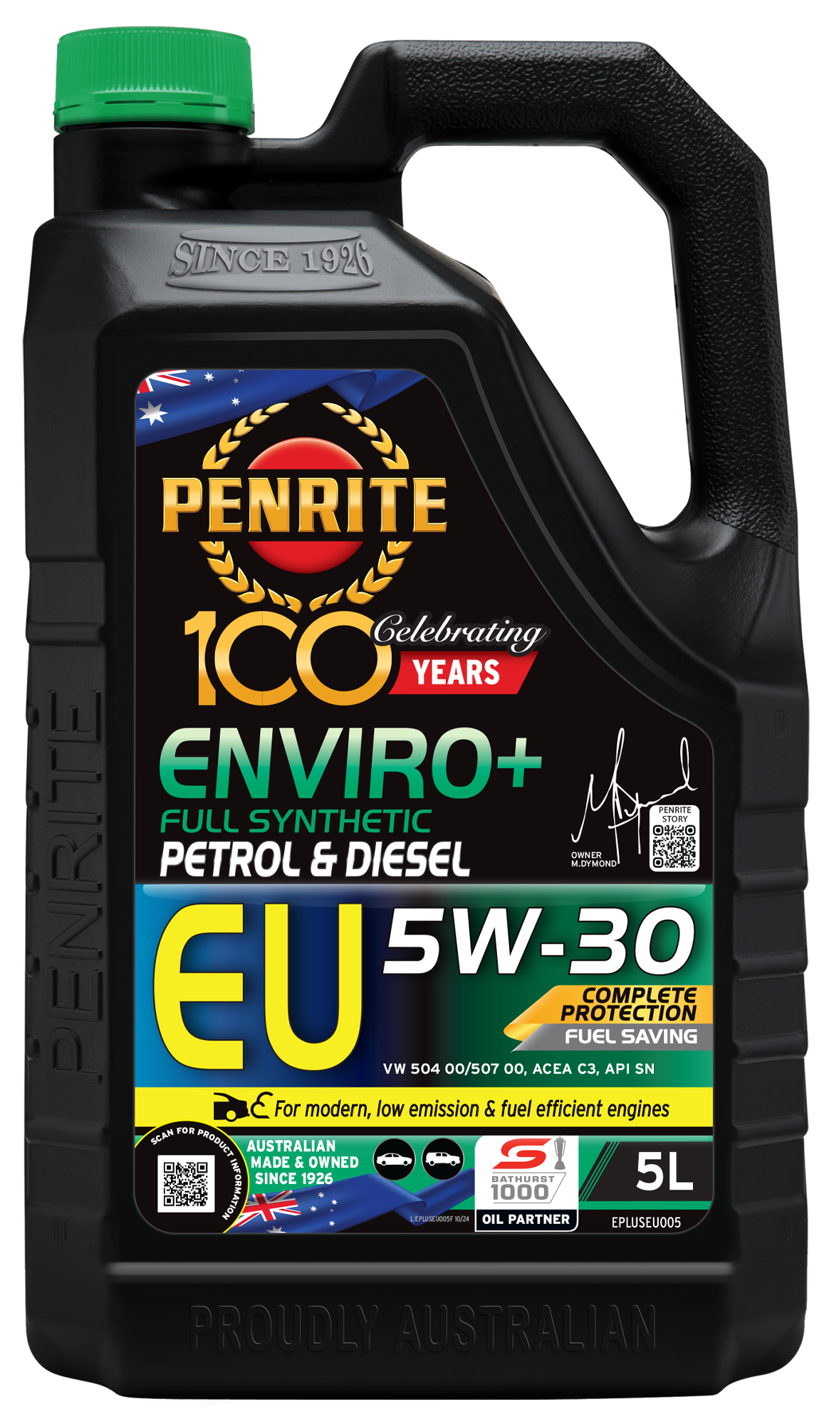 PENRITE Enviro+ Eu 5W-30 Full Syn