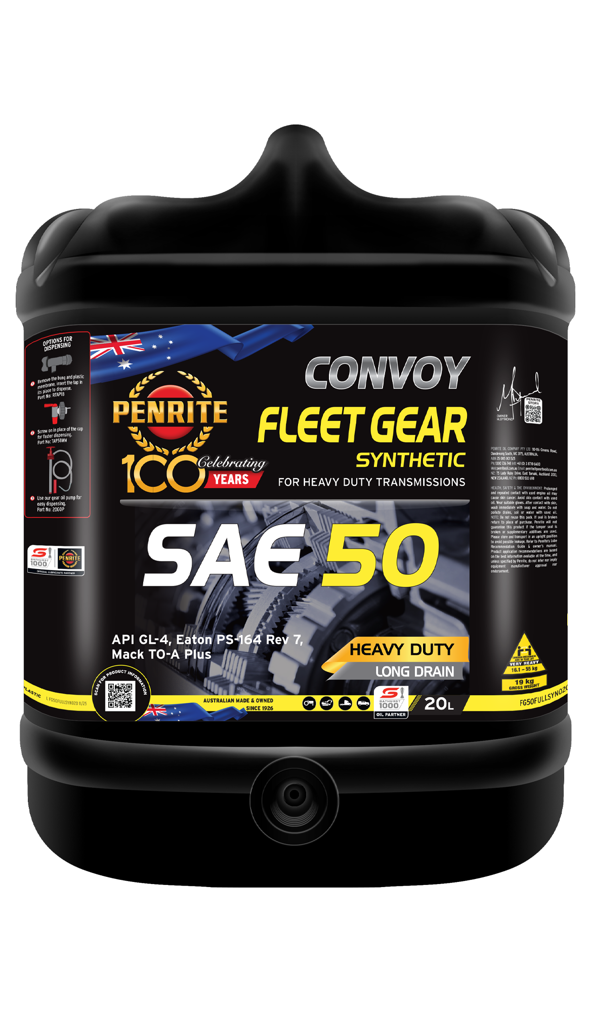 PENRITE Convoy Fleet Gear Sae 50