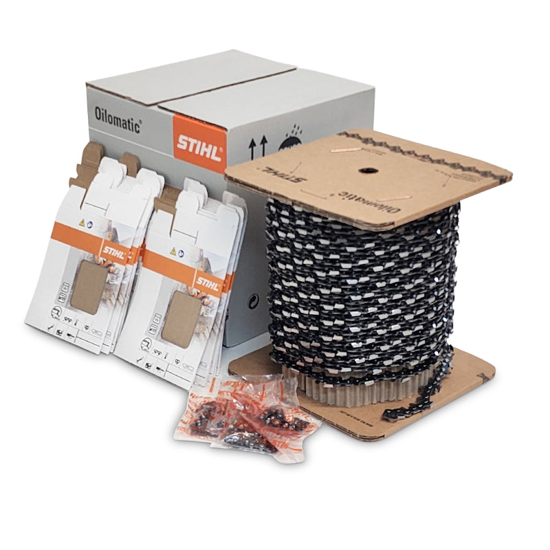 Stihl Chainsaw Chain 100 Foot Roll - 3/8 .063 Semi Chisel
