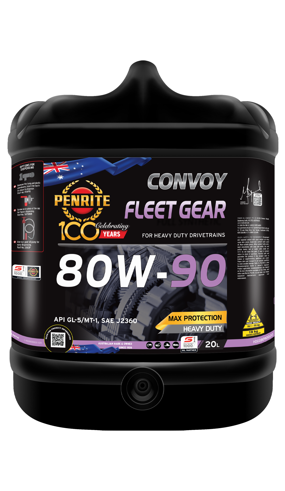 PENRITE Convoy Fleet Gear 80W-90