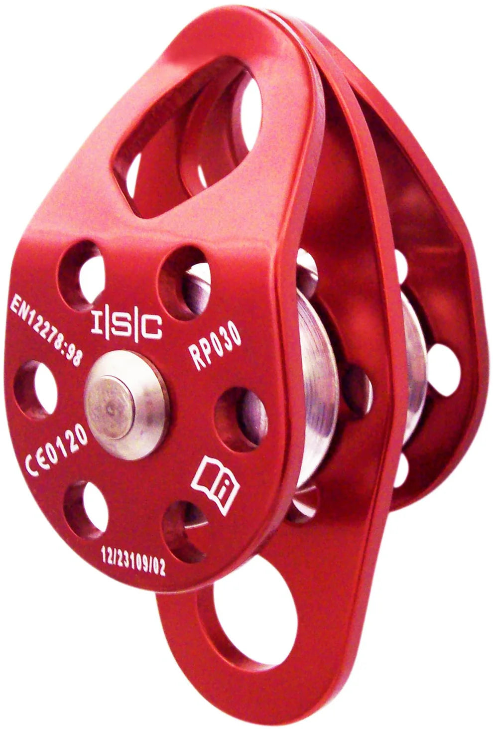 ISC Small Double Pulley with Becket 36kn