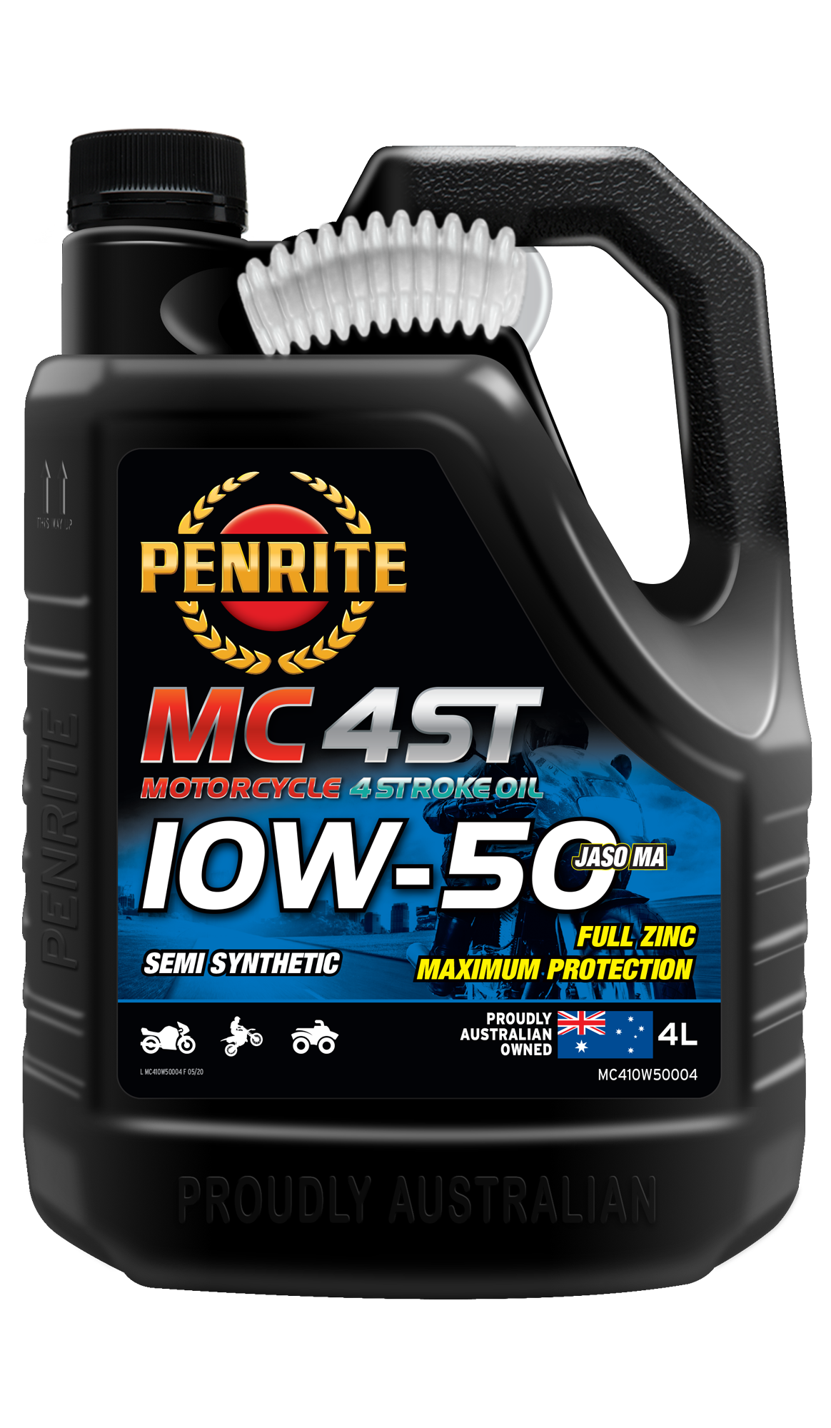 PENRITE Mc-4St 10W-50 Semi Synthetic
