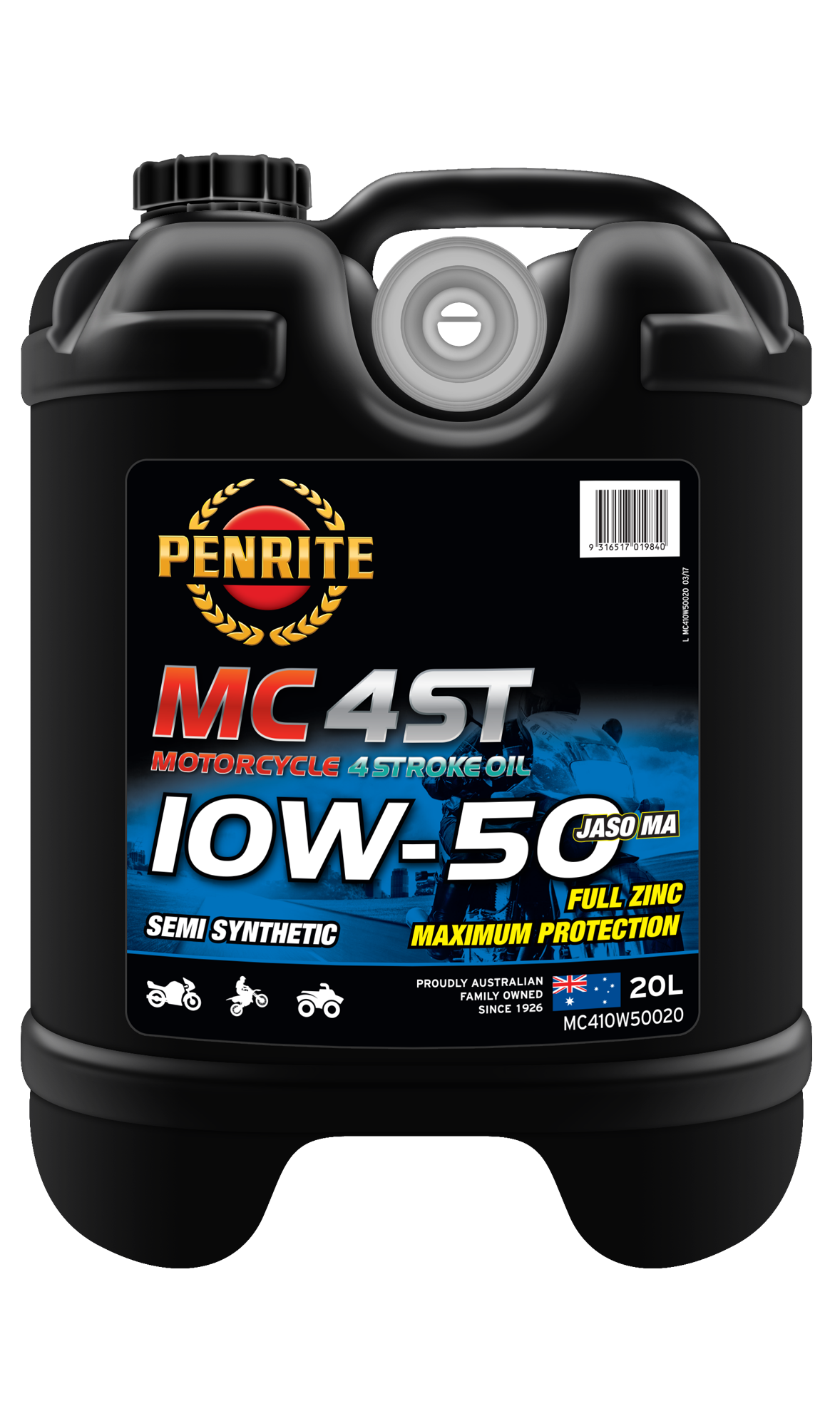 PENRITE Mc-4St 10W-50 Semi Synthetic