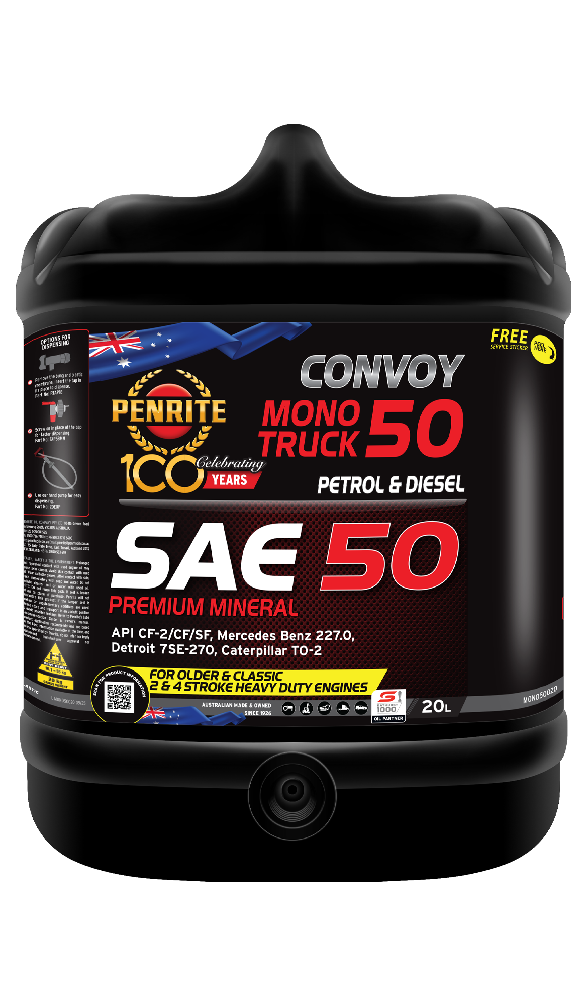 PENRITE Convoy Mono Truck 50 Sae 50 Mn