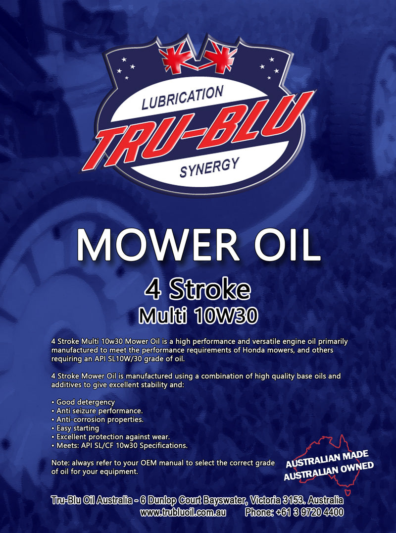 TRU-BLU SL/CF 10W/30 4 Stroke Mower Oil
