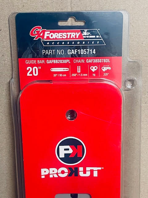 PROKUT BAR & CHAIN COMBO 20" #38S BB
