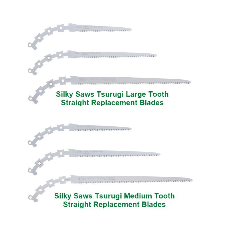 Silky Saws Tsurugi Straight Medium Tooth Replacement Blade