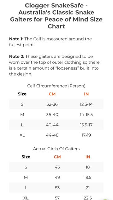 Clogger Gen2 Line Trimmer Gaiters for Use with Grass Trimmers Velcro Closure Option