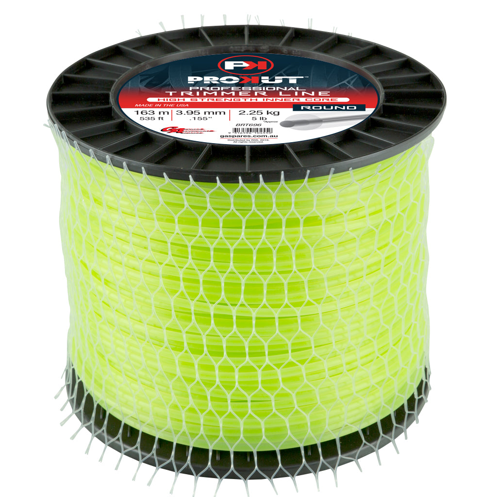 PROKUT BRUSHCUTTER TRIMMER LINE ROUND YELLOW .155 3.95MM 5LB 163M SPOOL