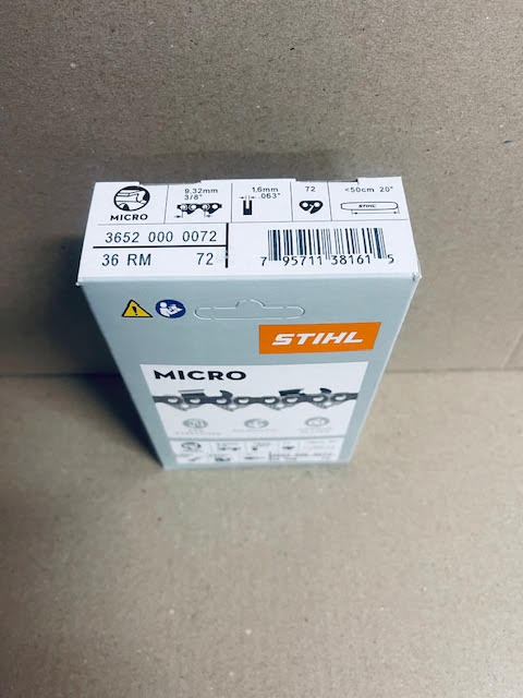 Stihl Chainsaw Chain Pre Loop - 20 Inch RS 3/8 .063 72DL Semi Chisel