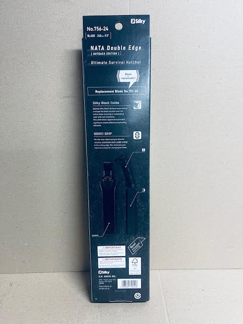 Silky Nata 240mm Black Outback Hatchet Axe