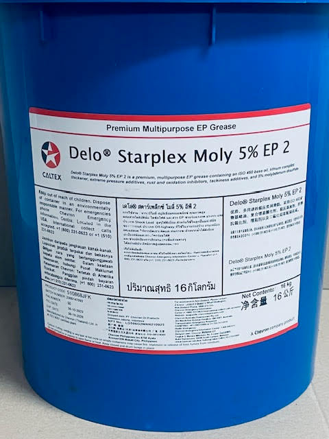 CALTEX Delo Starplex Moly 5% EP 2 Grease 16KG Pail