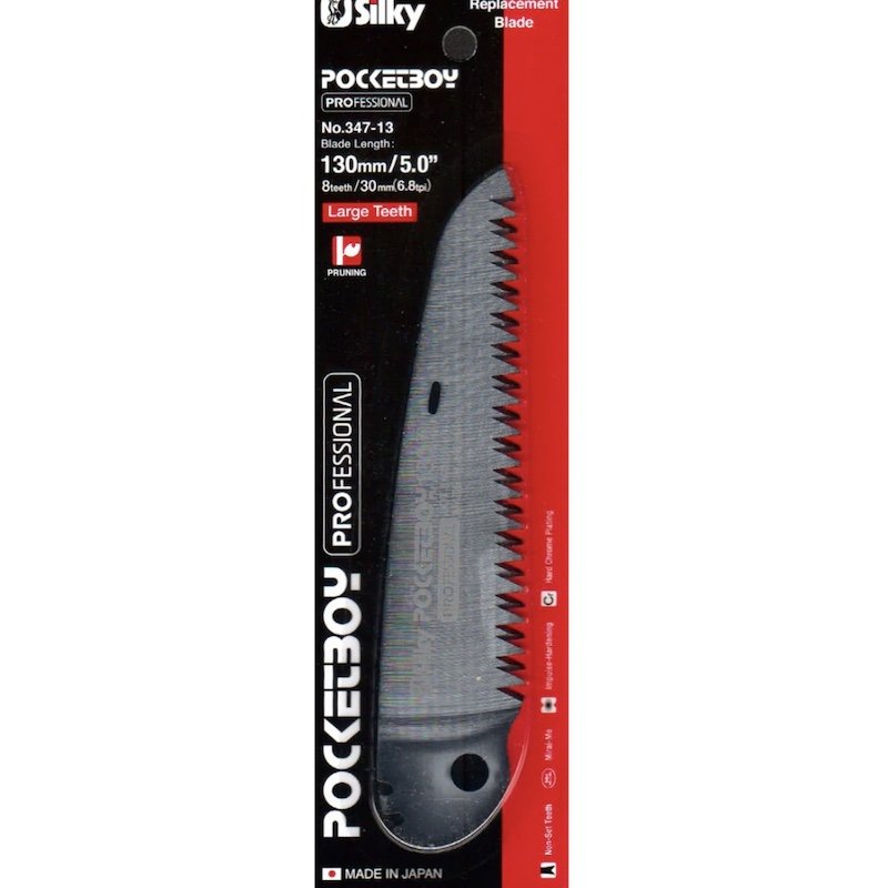 Silky Saw Pocket Boy 130mm Large Tooth Replacement Blade - 347-13