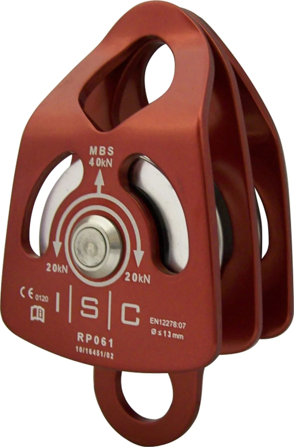 ISC Small Double Pulley with Becket 40kN Bushing