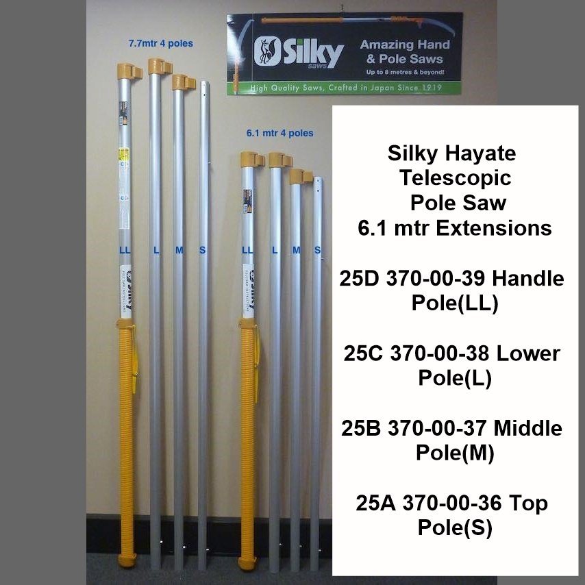 Silky Saws Hayate Extension Pole Section 6.1m (M)