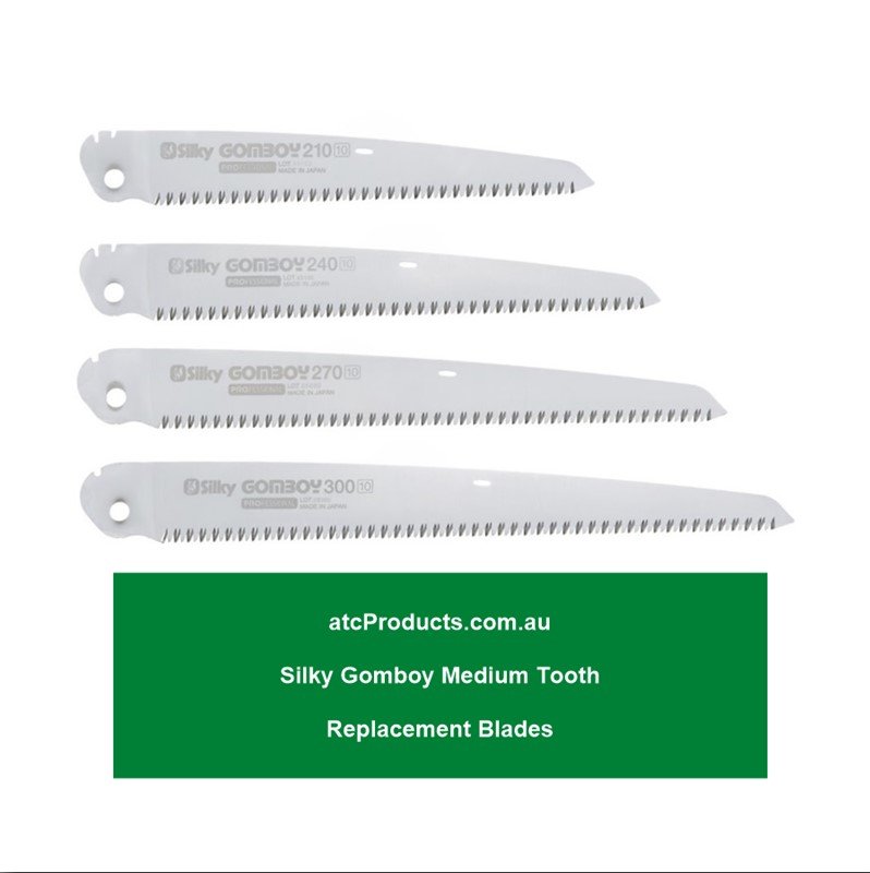 Silky Saws Gomboy 300mm Medium Tooth Folding Saw Replacement Blade