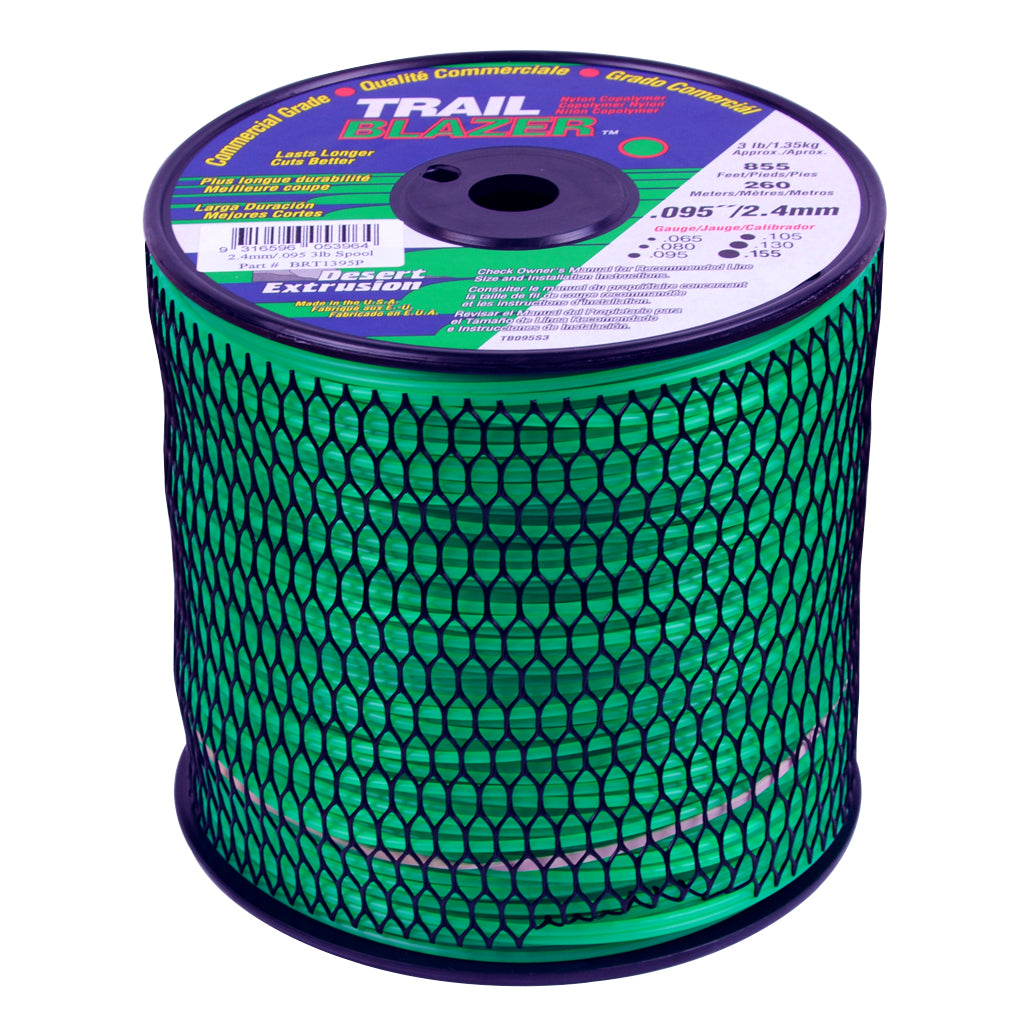 TRAIL BLAZER BRUSHCUTTER ROUND TRIMMER LINE .095" / 2.40MM SPOOL LENGTH 261M WEIGHT 1.35KG BRT1395P