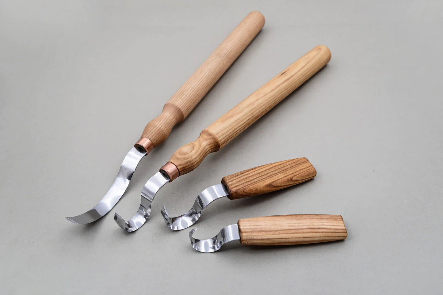 BeaverCraft S11 Wood Carving Hook Knife Tool Set of 4 Tools