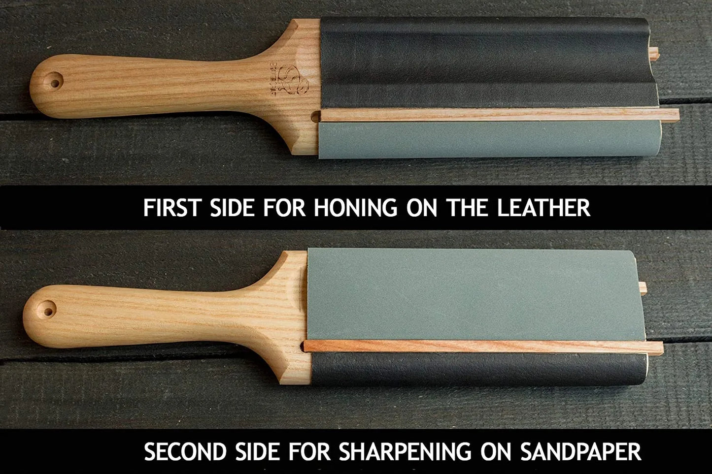 BeaverCraft LS5P1 - Spoon Knives Dual-Sided Paddle Strop
