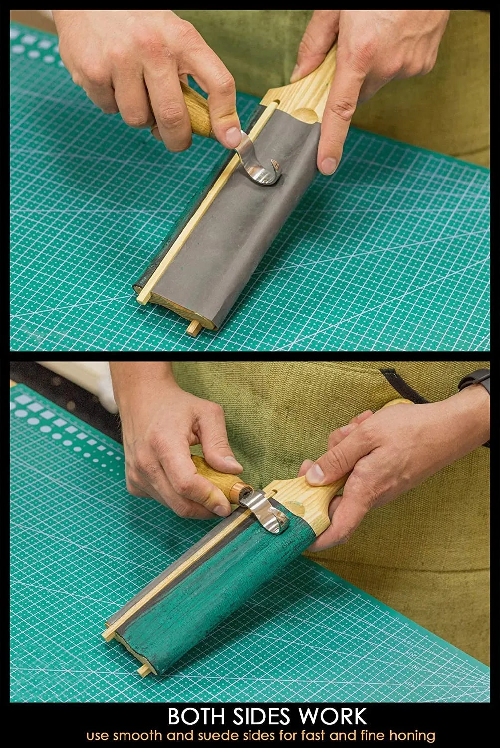 BeaverCraft LS5P1 - Spoon Knives Dual-Sided Paddle Strop