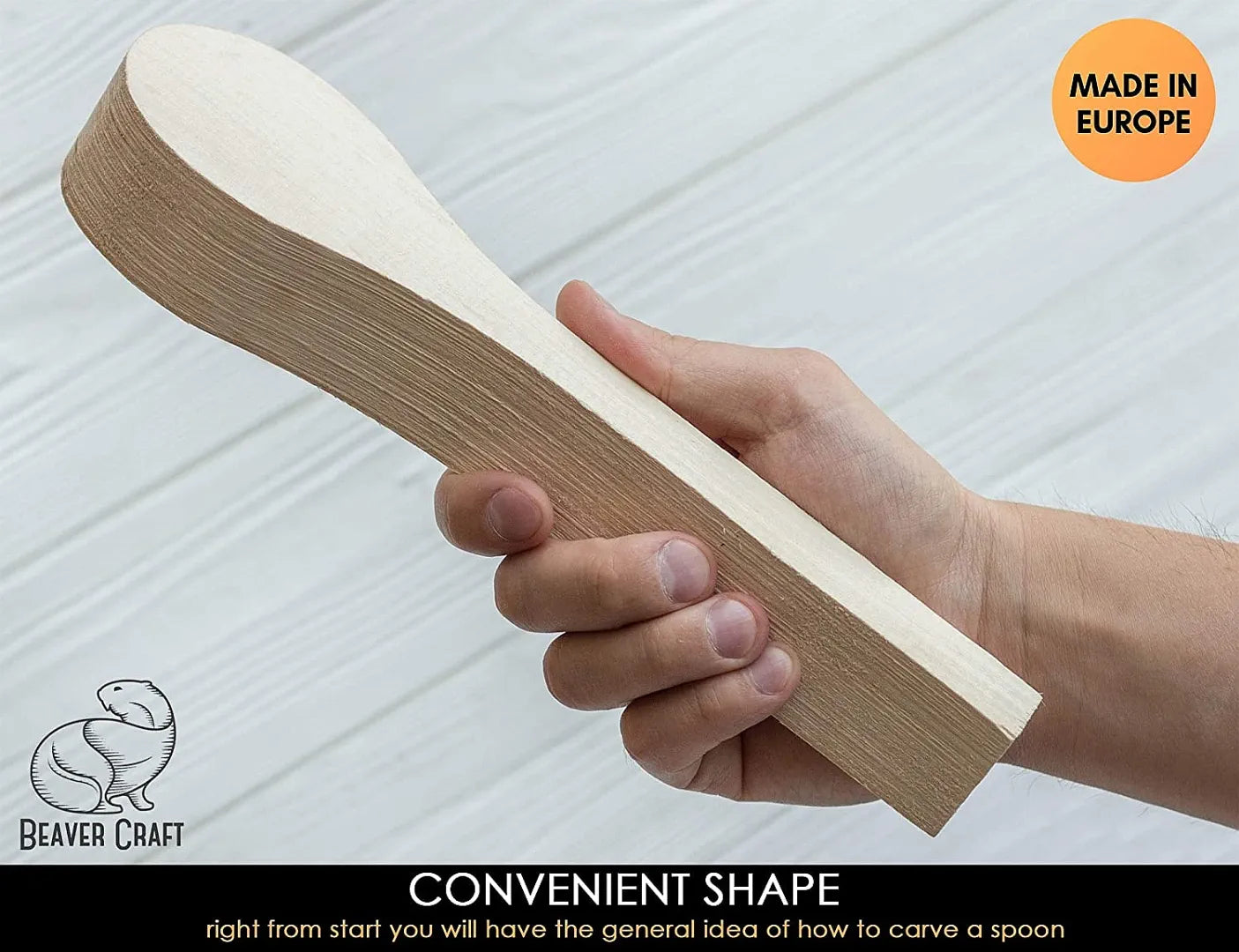 BeaverCraft B1 - Spoon Carving Blank
